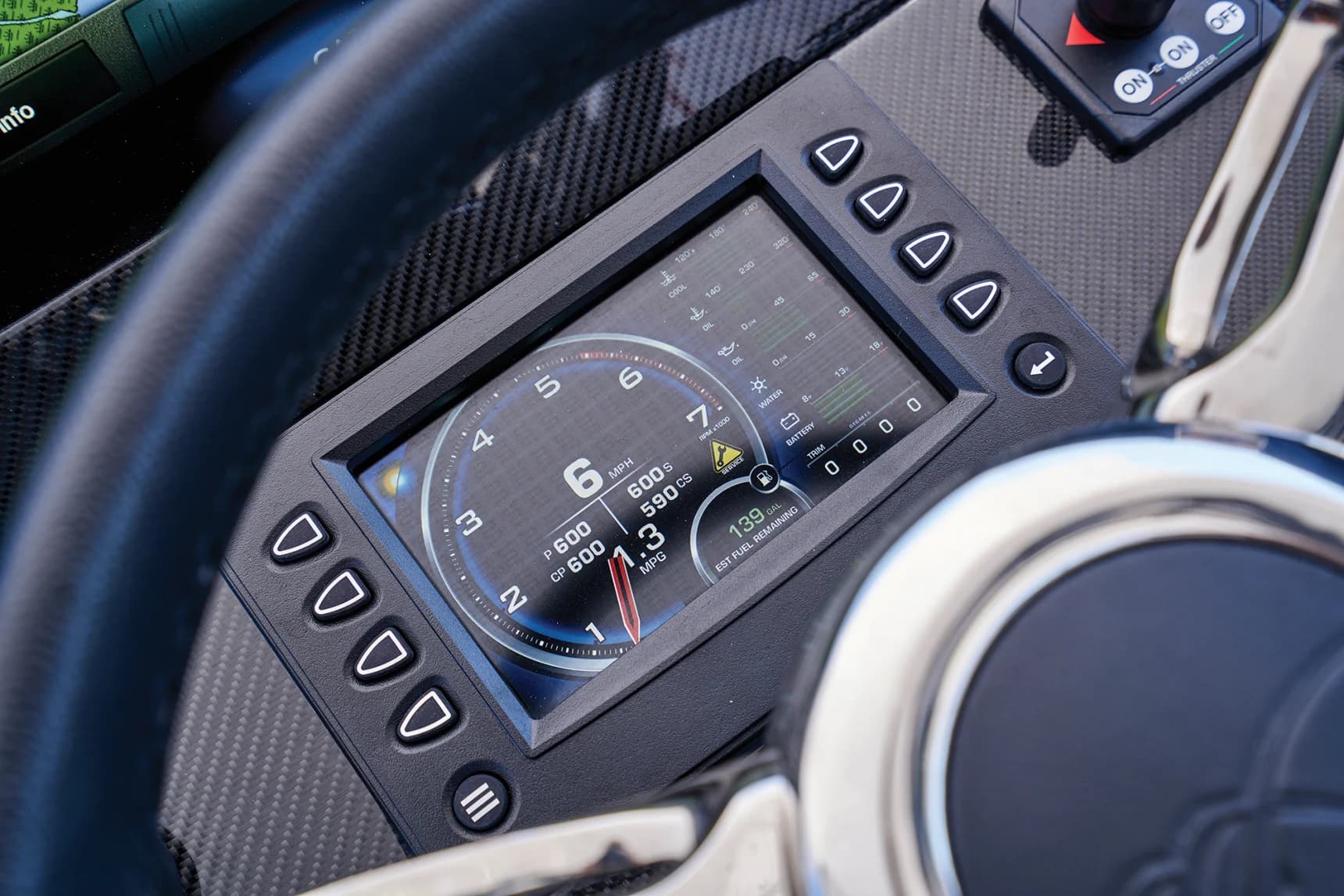 Marine Dashboard Carbon Fiber