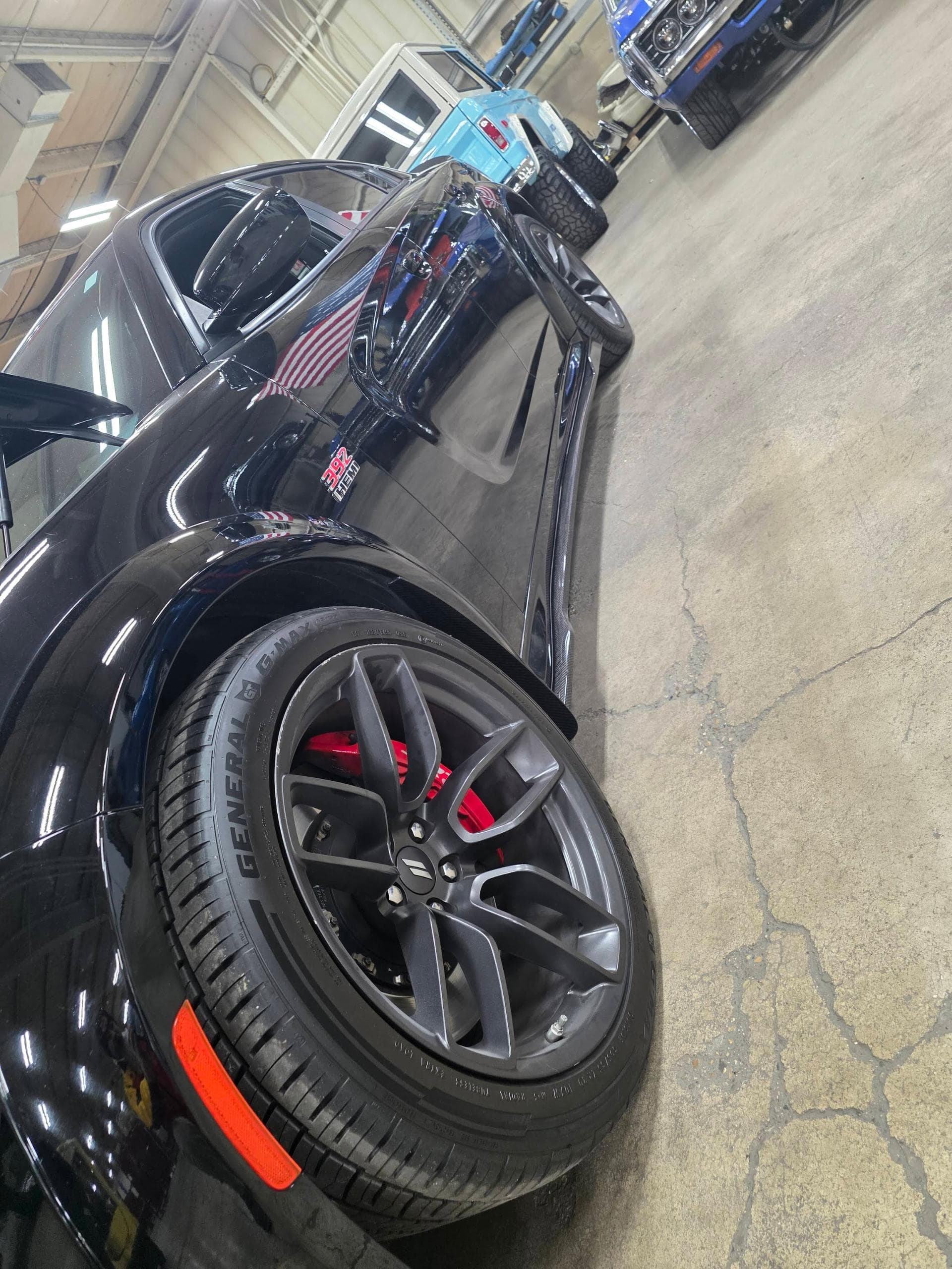 Dodge Charger custom carbon piece