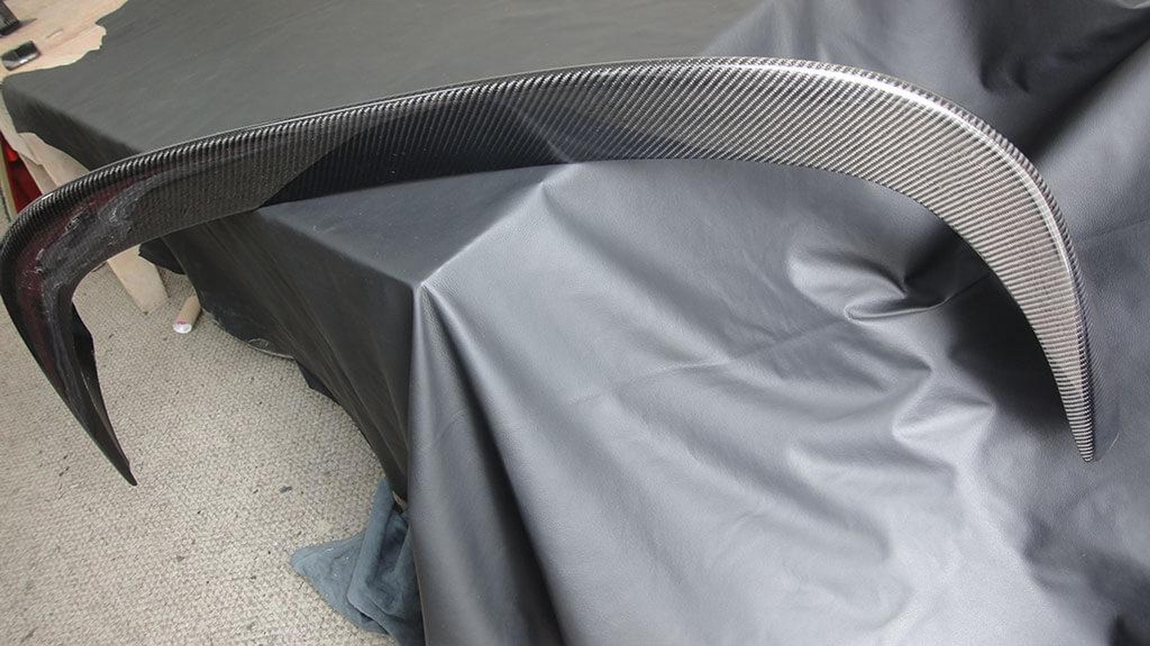 Trunk Spoiler Carbon Fiber Overlay
