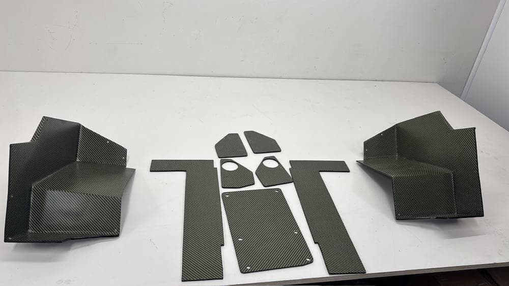 Carbon fiber overlay image