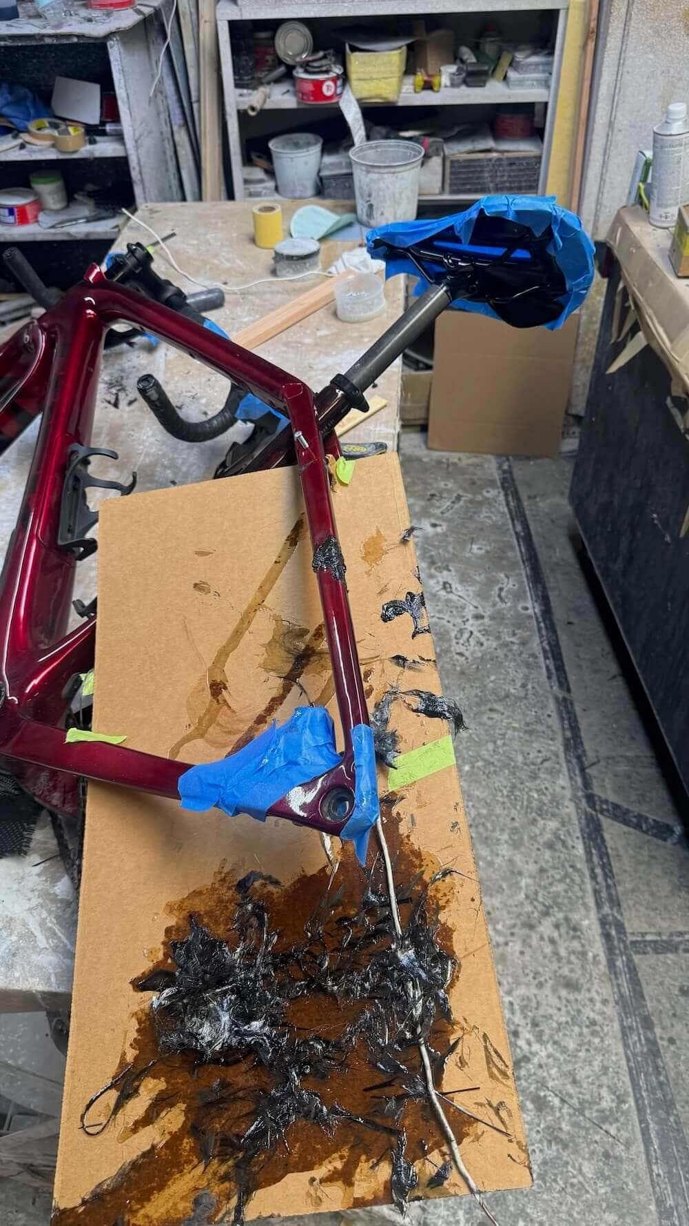 Trek Procaliber Bicycle Frame Repair Trek Procaliber Bicycle Frame Repair