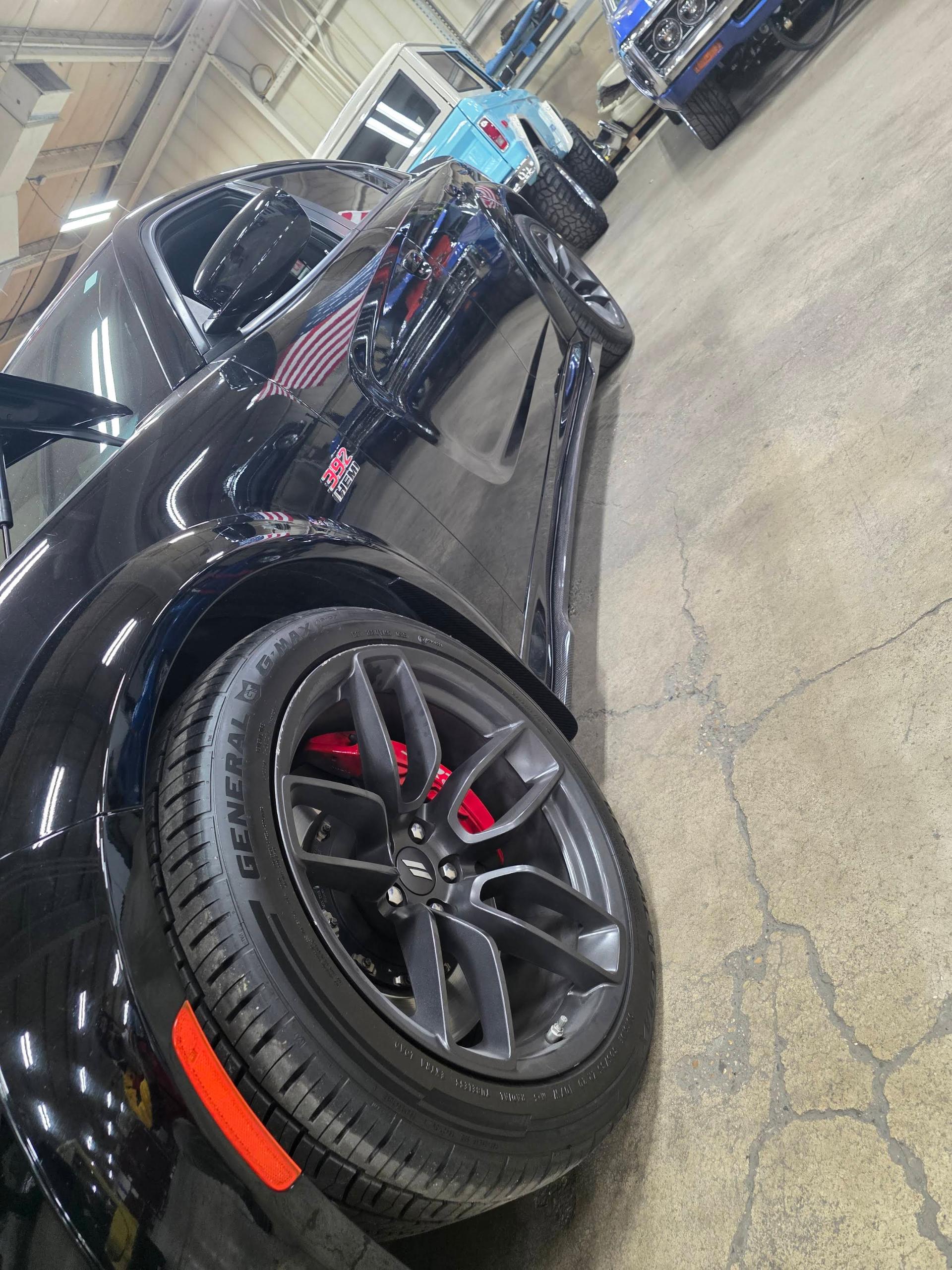 Dodge Charger custom carbon piece